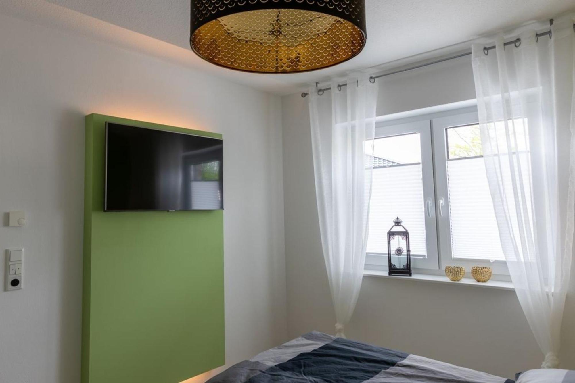 Ferienwohnung Sonnenstrahl Am Harkebruegger See Mit Sauna Barssel  Esterno foto